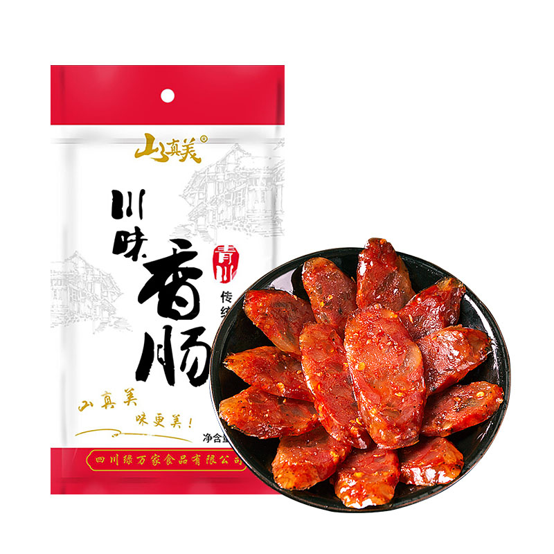 山真美山真美川味香腸400g